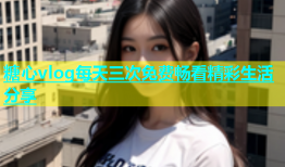 糖心vlog每天三次免费畅看精彩生活分享