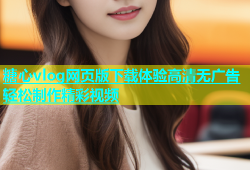 糖心vlog网页版下载体验高清无广告轻松制作精彩视频