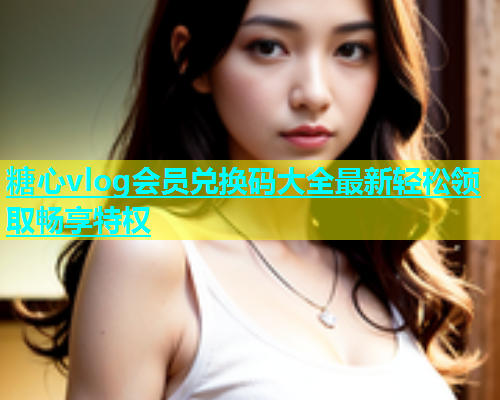 糖心vlog会员兑换码大全最新轻松领取畅享特权